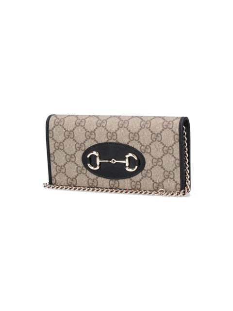Gucci Women "Horsebit 1955" Shoulder Bag Wallet - 2