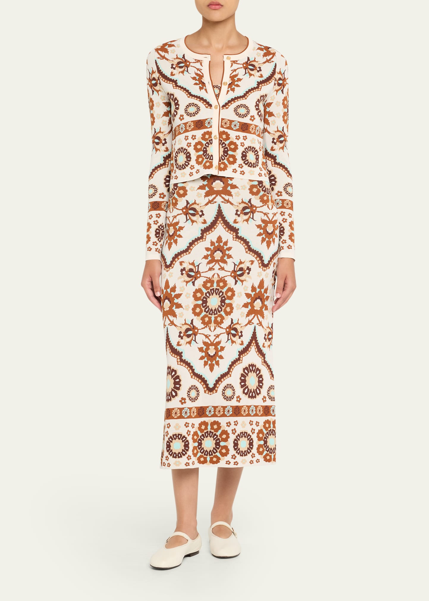 Ila Printed Knit Cardigan - 2