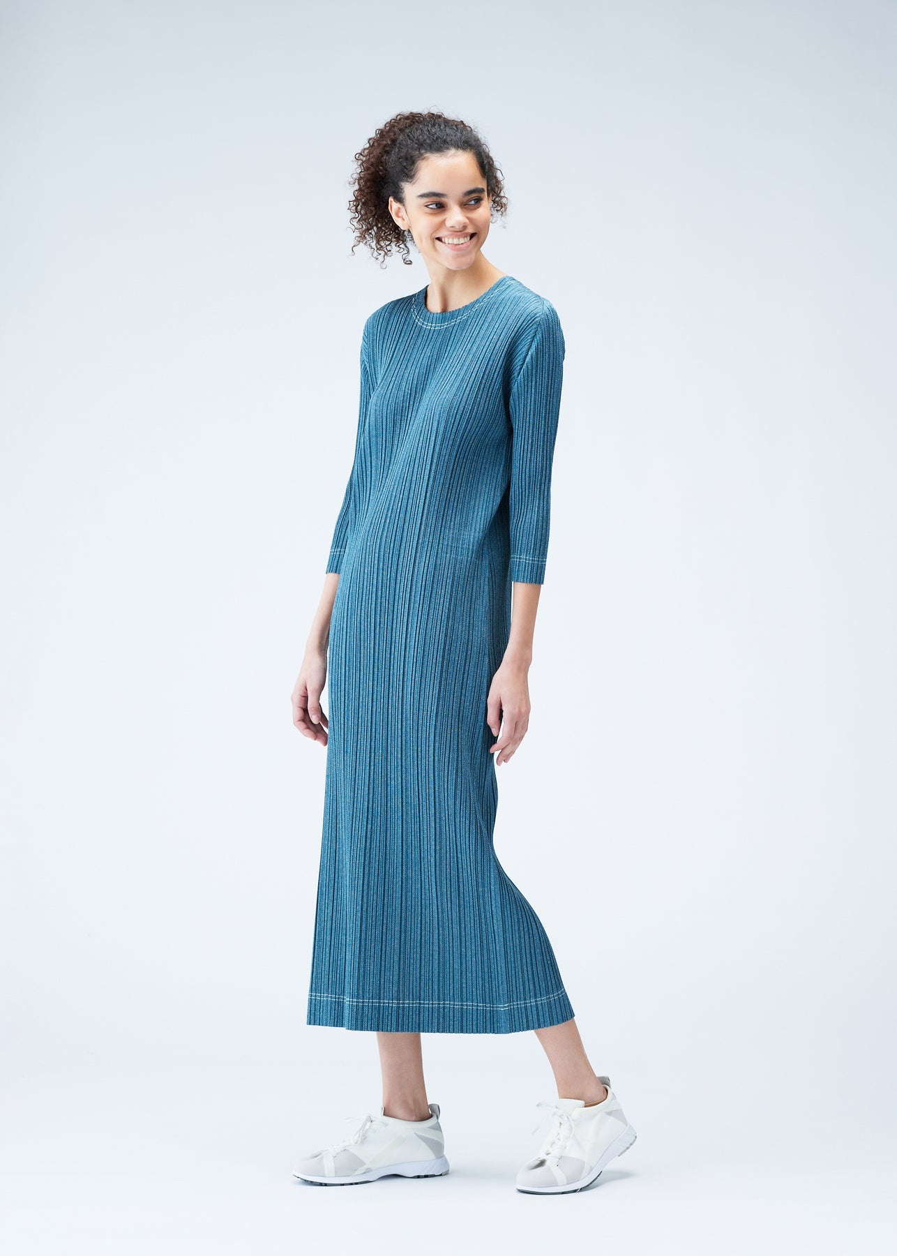 COTTON DENIM DRESS - 4