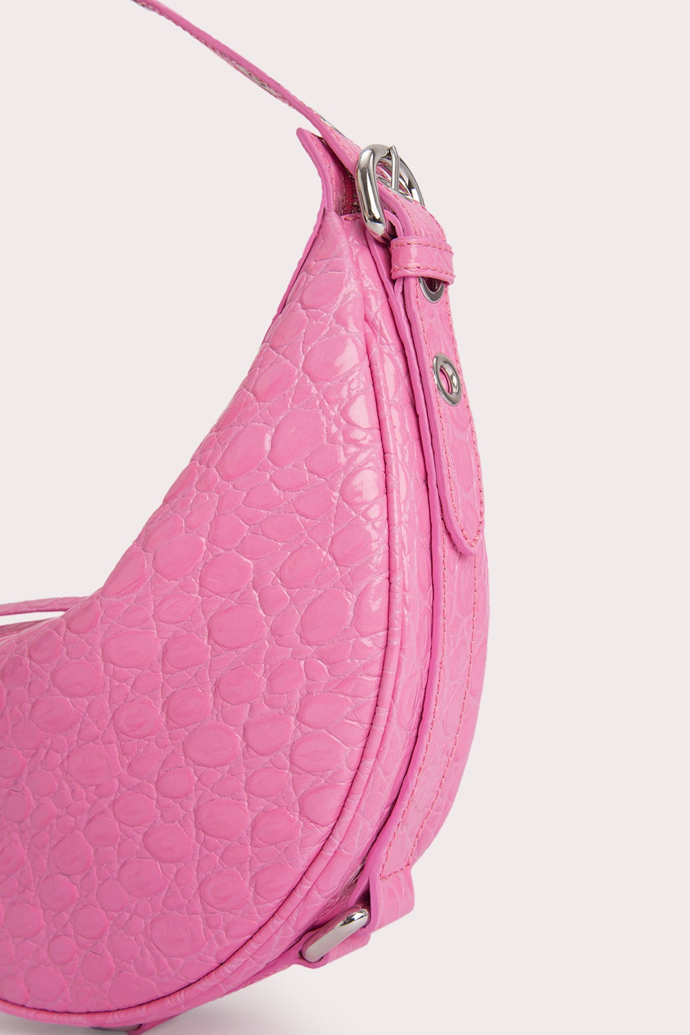 Gib Lipstick Circular Croco Embossed Leather - 5