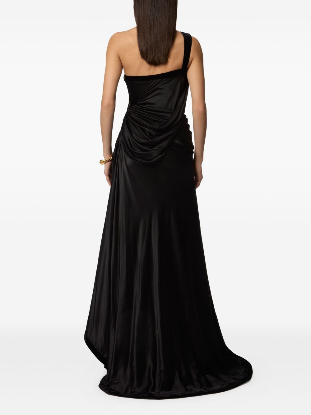 asymmetric maxi dress - 4