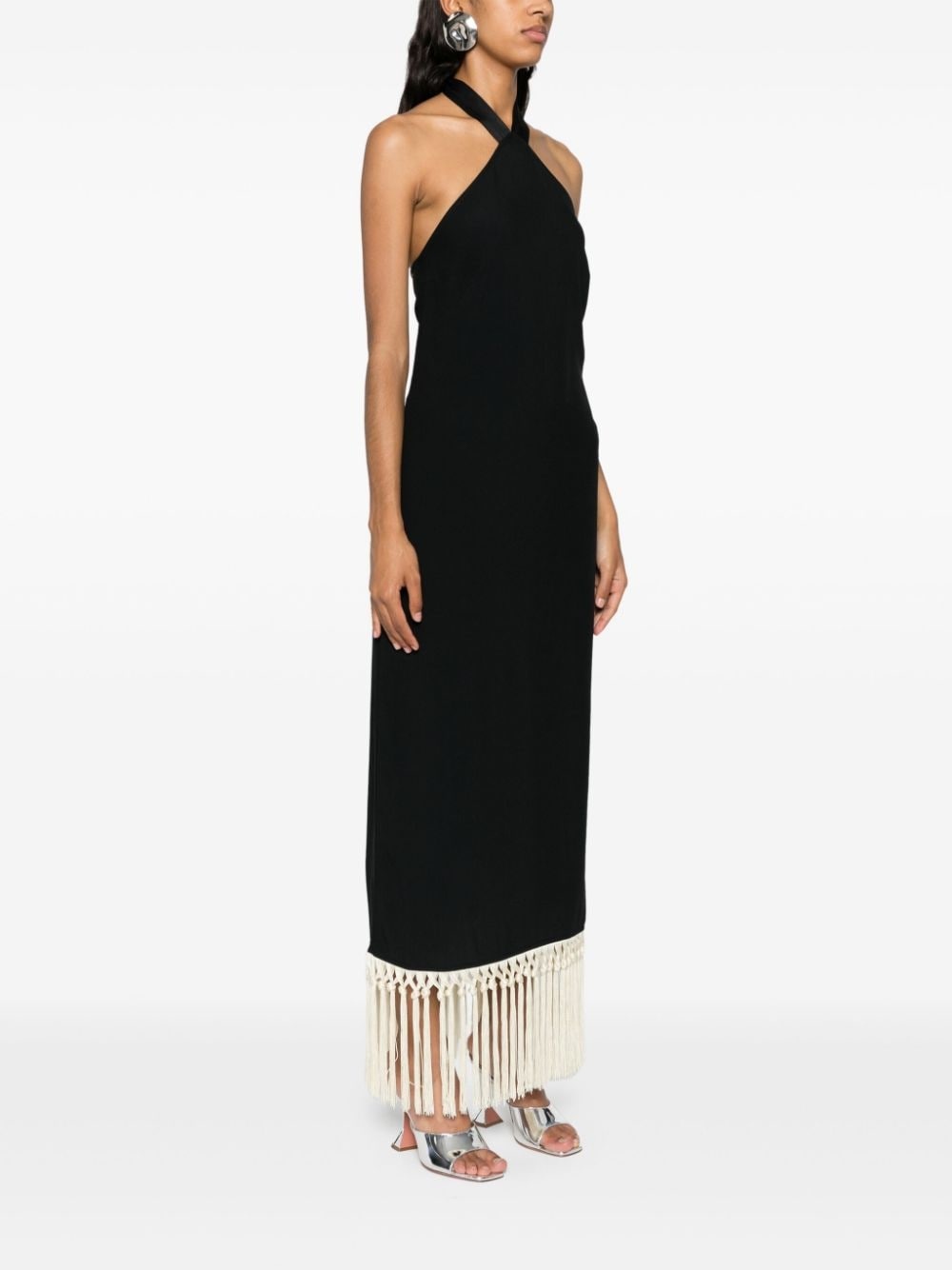 halterneck midi dress - 3