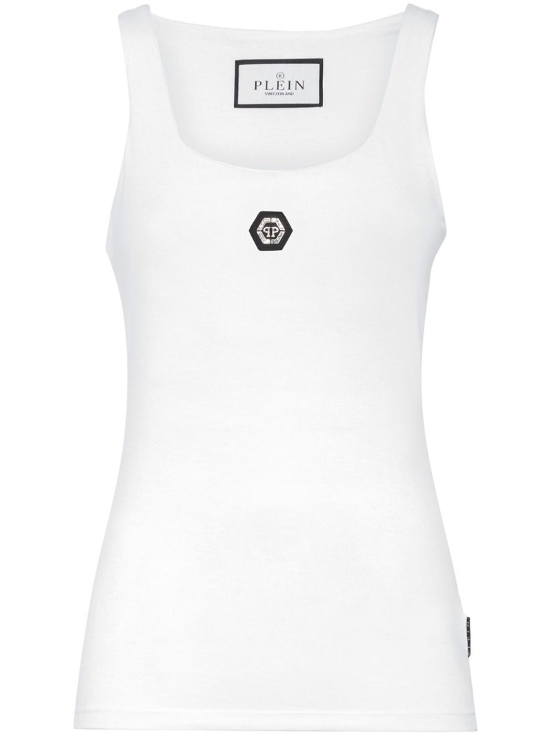 logo-appliqué tank top 1