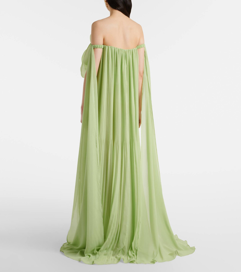 Jaclyn floral-appliqué bustier gown 3