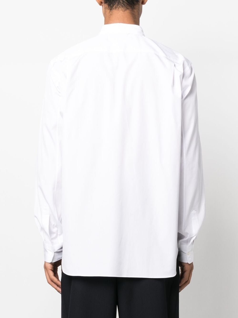 patch-pocket cotton shirt - 4