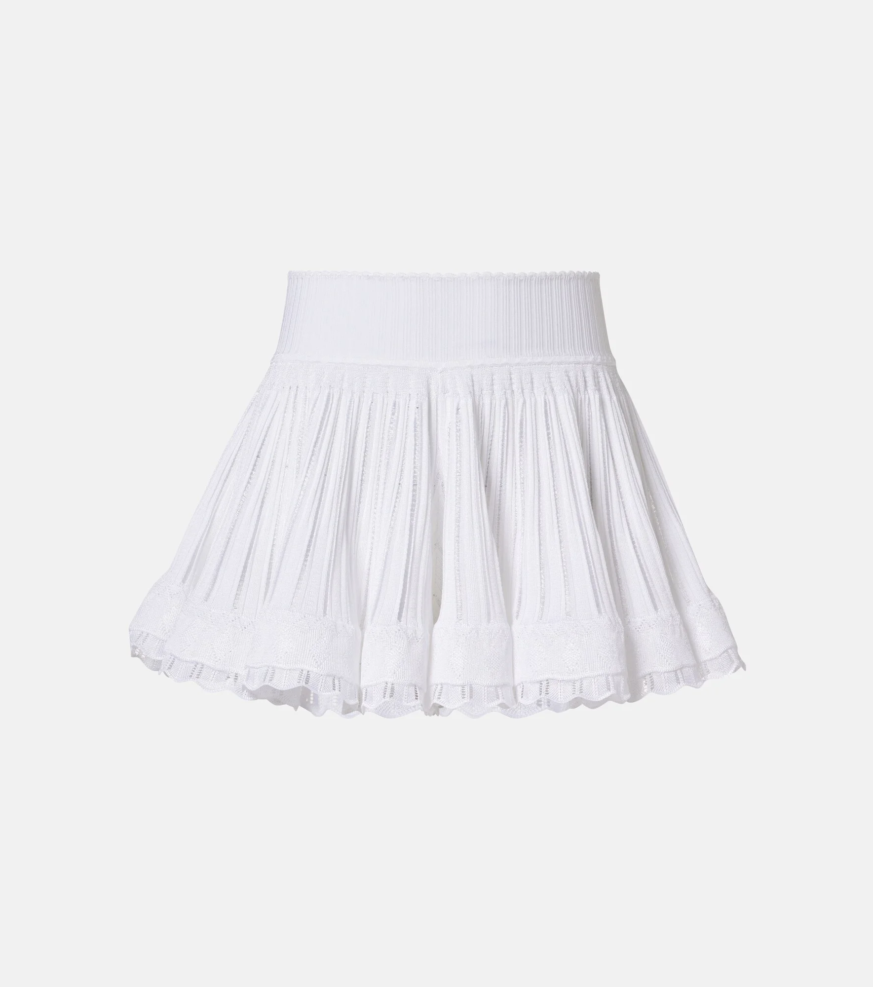 Knitted miniskirt - 1