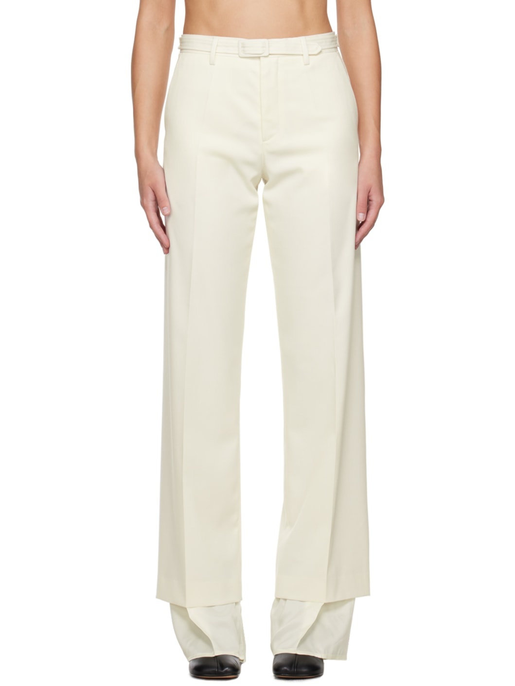 Off-White Layered Trousers - 1