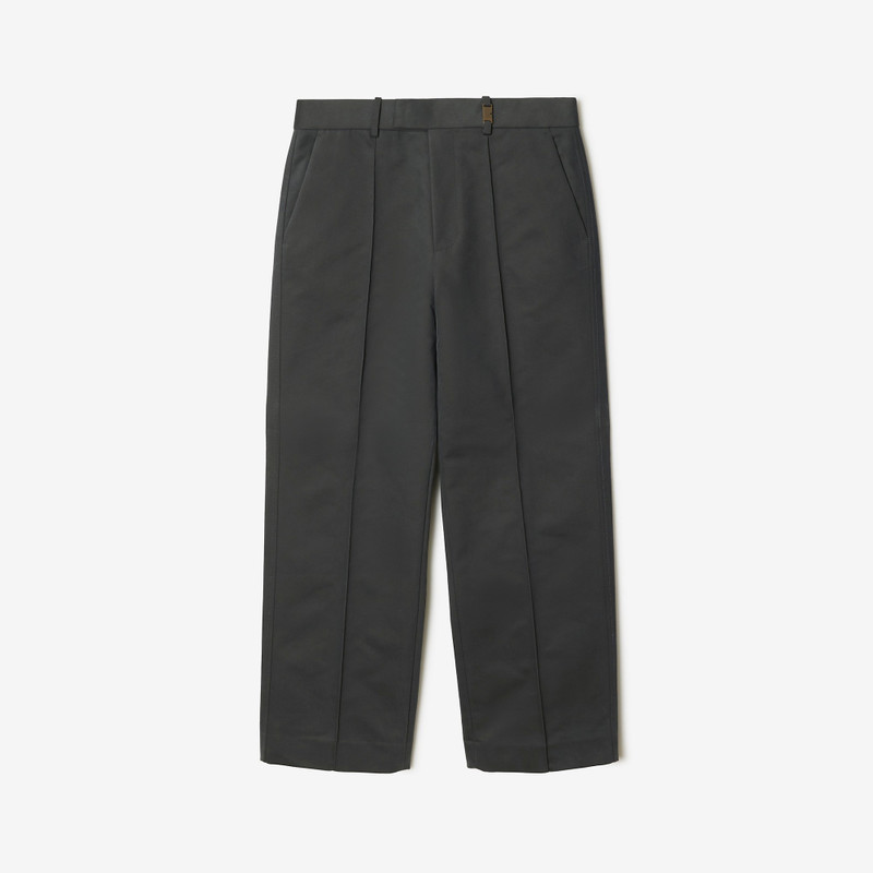 Cotton Nylon Tailored Trousers 1