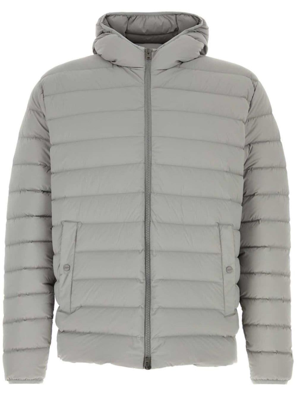 hooded down jacket - 1