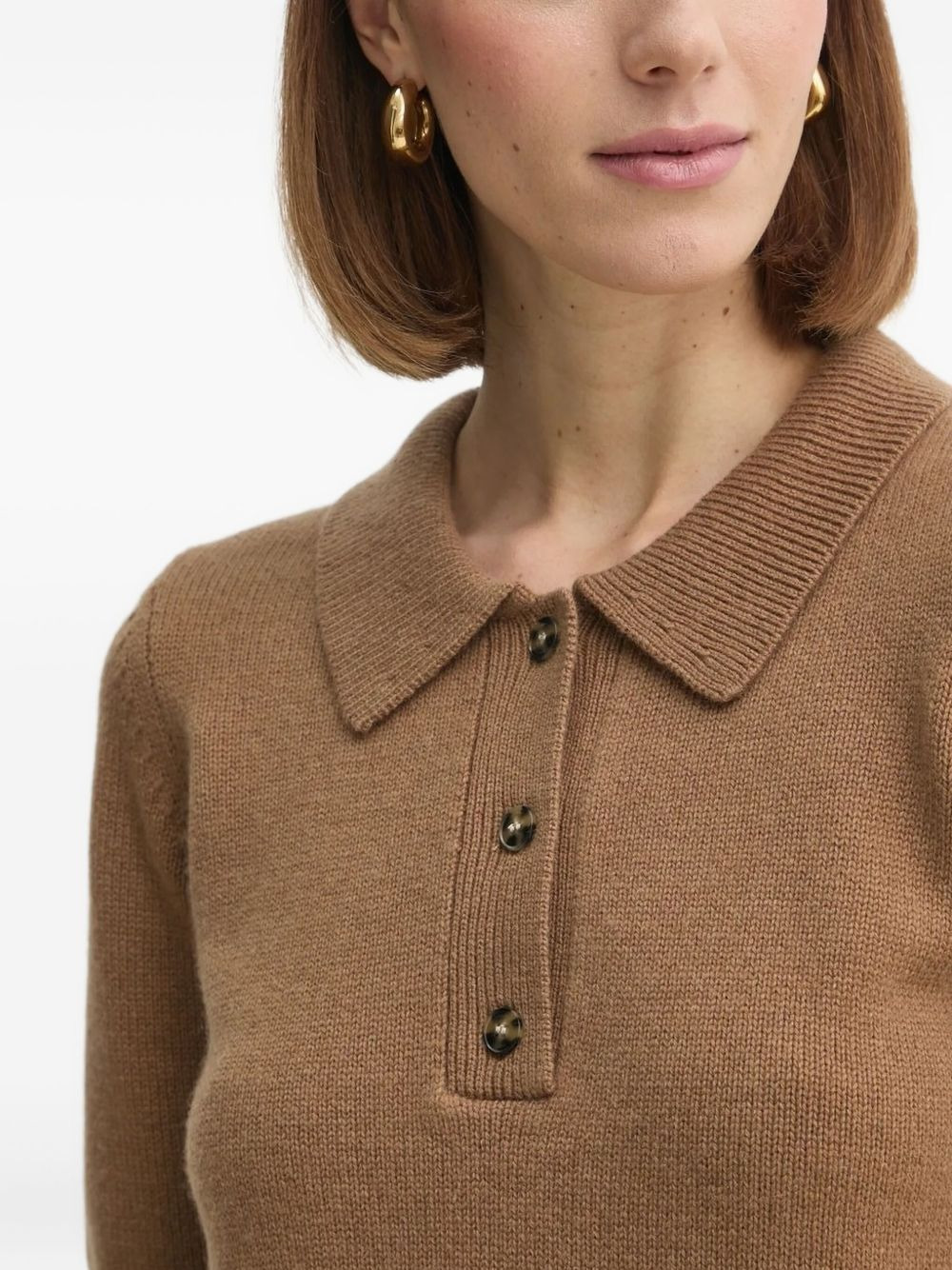 short-sleeve polo top - 4