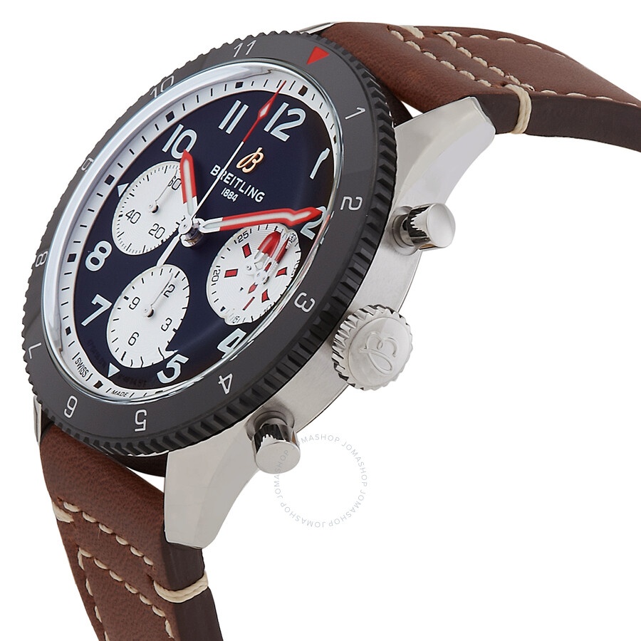 Breitling Classic AVI Chronograph Automatic Black Dial Men's Watch Y233801A1B1X1 - 2