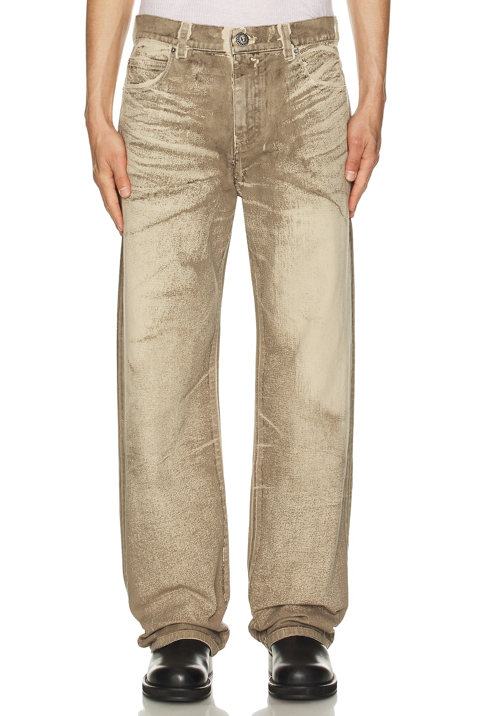 Regular Denim Pants - 3