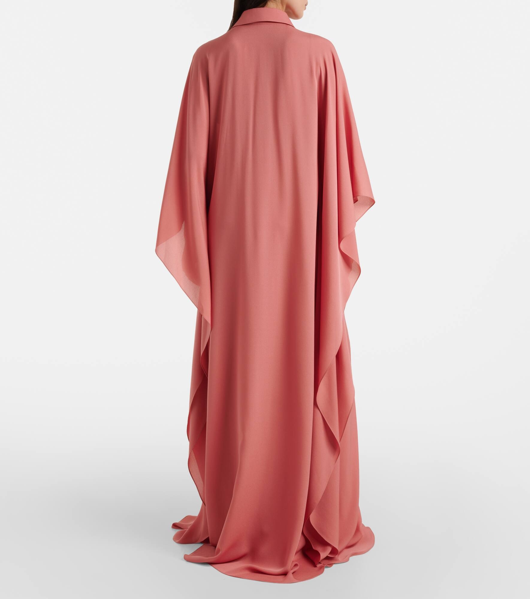 Floral silk kaftan - 3