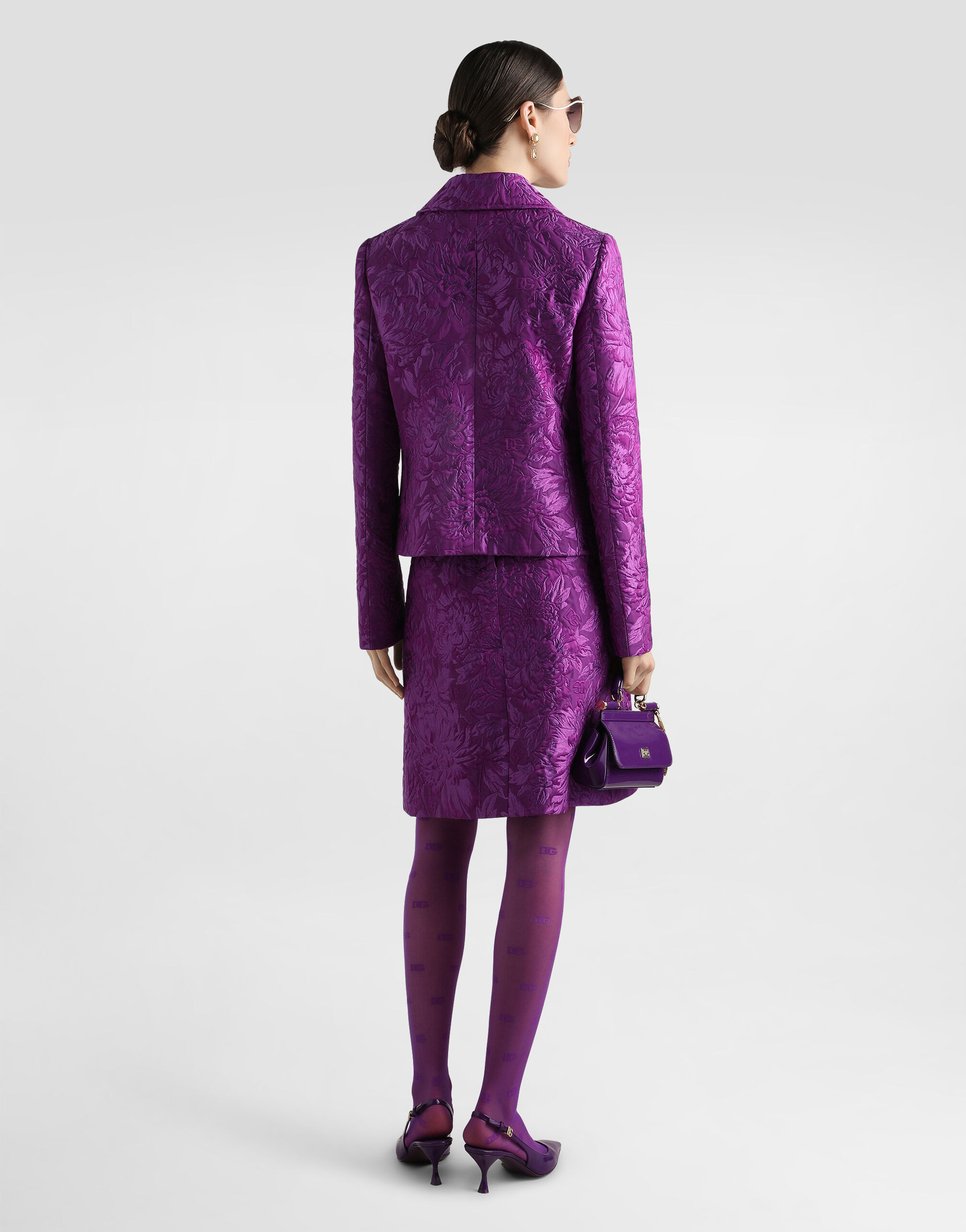 Peony brocade skirt - 3