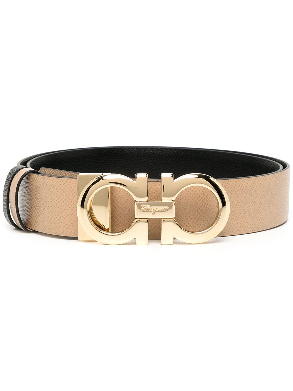 Gancini leather belt - 1