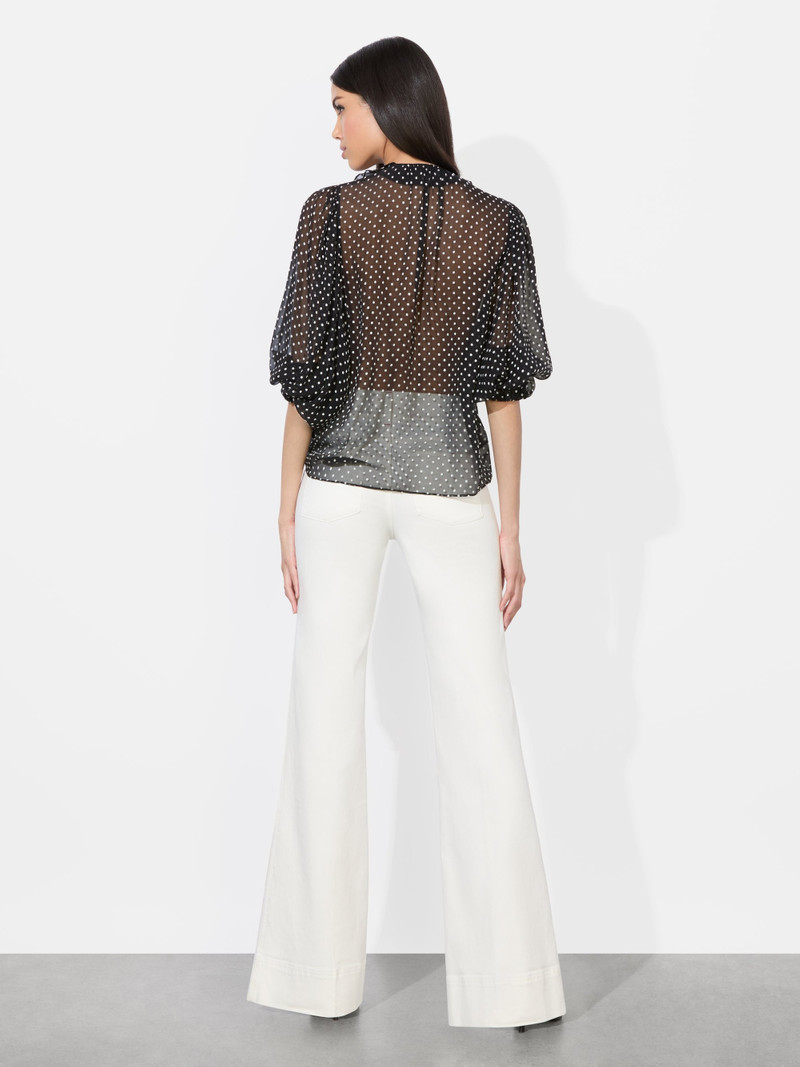 Alice + Olivia BETSIE RUFFLED BLOUSE outlook