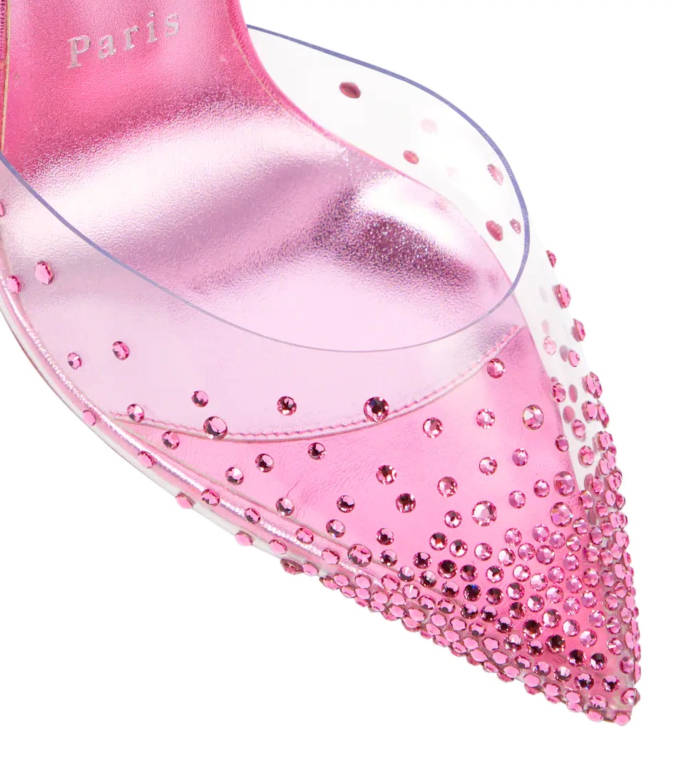 Spikaqueen 100 embellished PVC pumps - 6