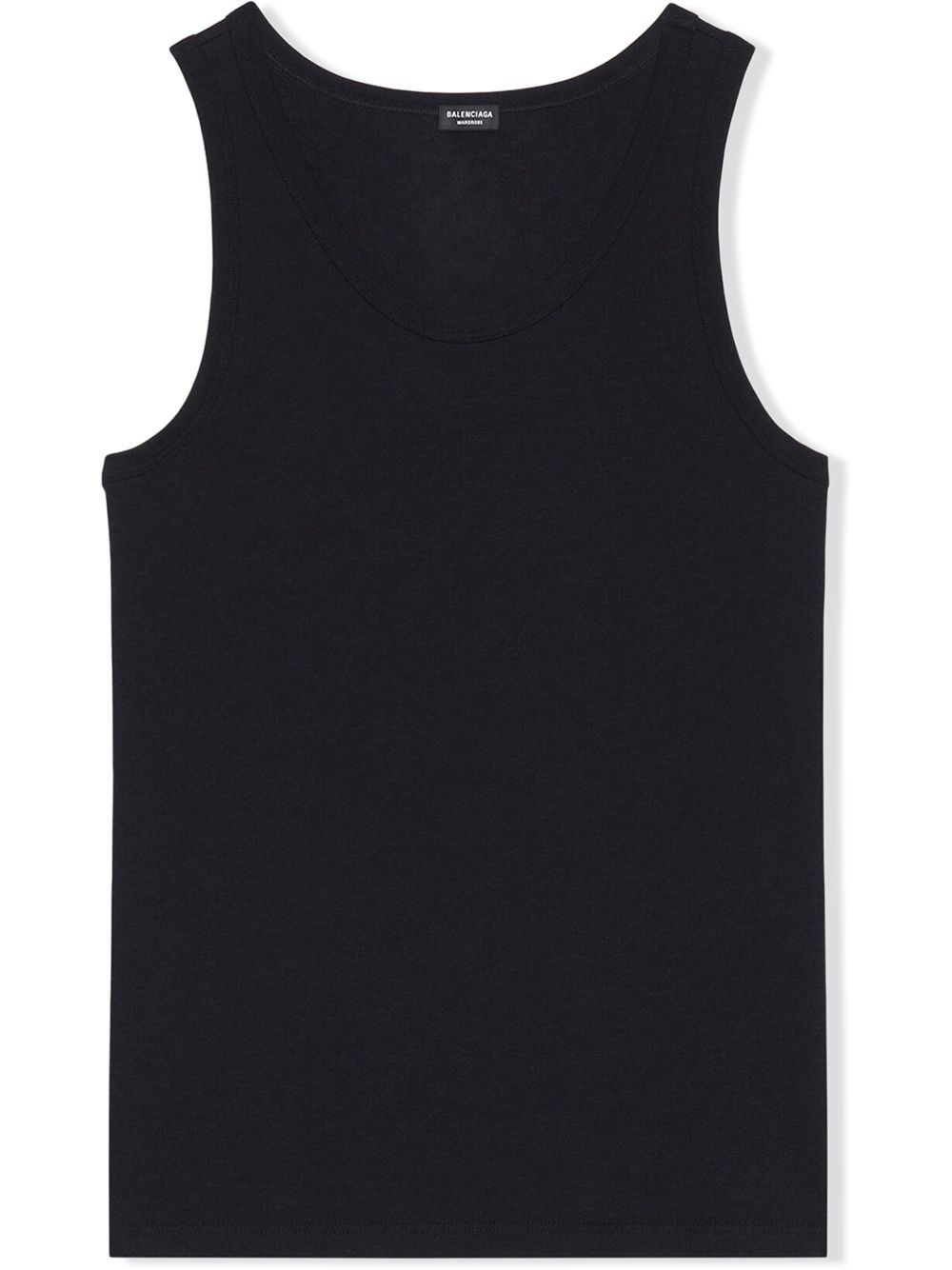 sleeveless jersey tank top - 1