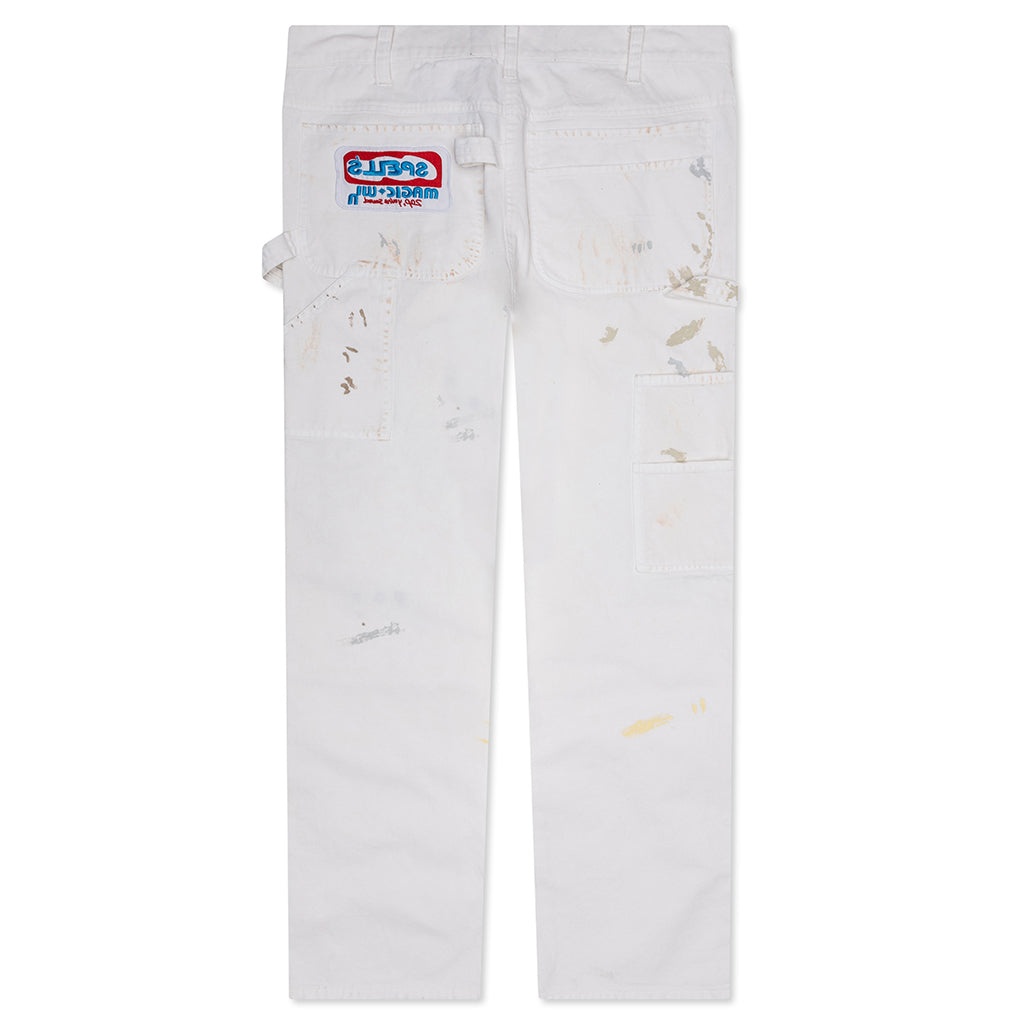 SPELLS PAINTER PANT - WHITE - 2