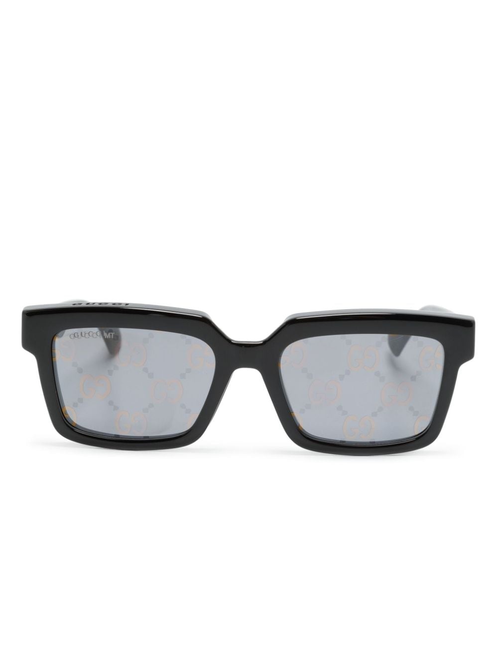 square-frame glasses - 1