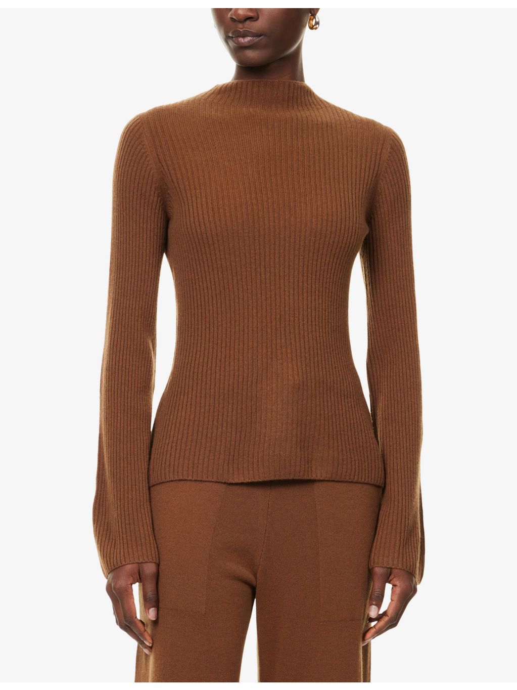 Utah Ribbed Cashmere Knitted Top - 3