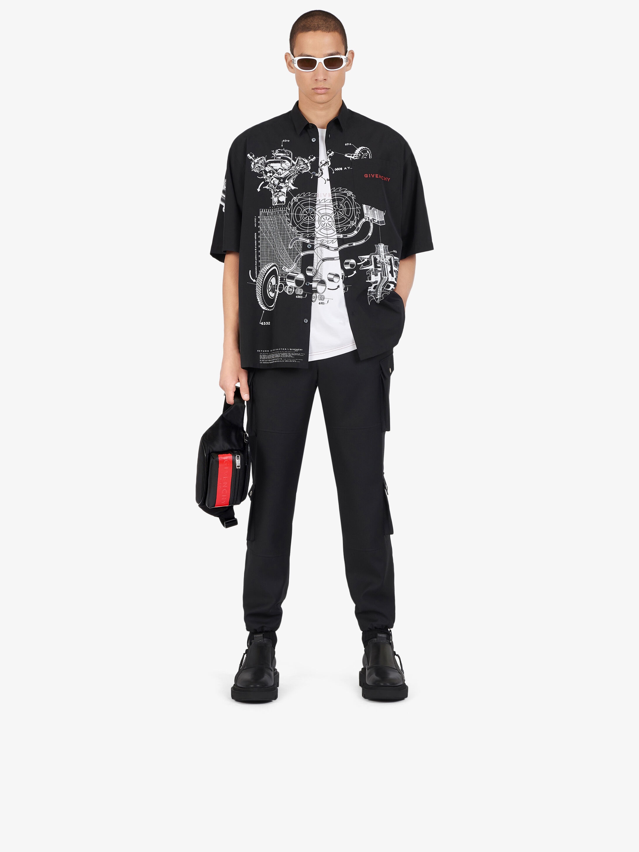 GIVENCHY Schematics shirt in cotton - 3