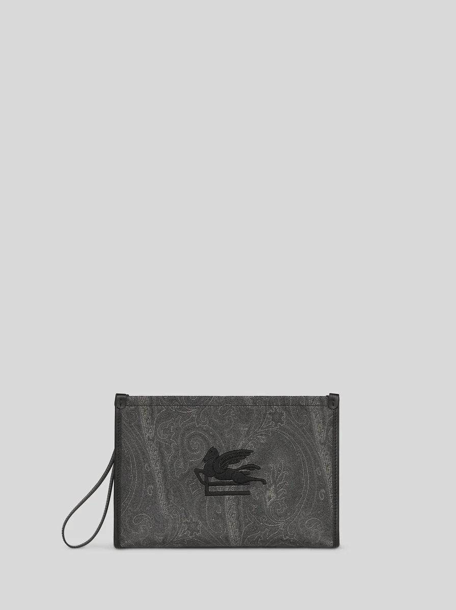 LARGE ARNICA POUCH WITH PEGASO DETAIL - 1