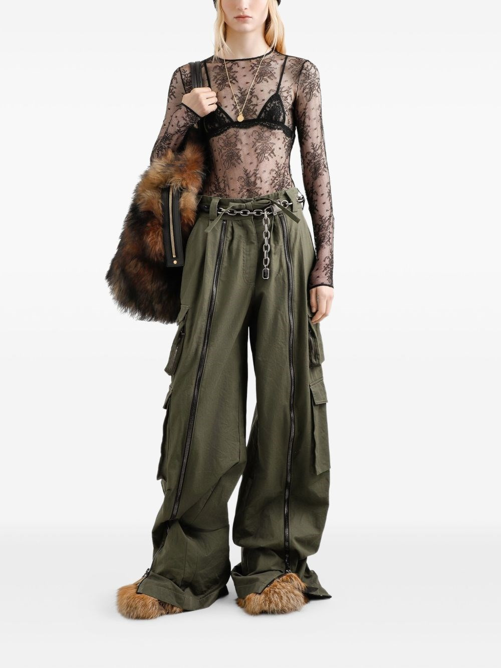 Embroidered bodysuit - 5