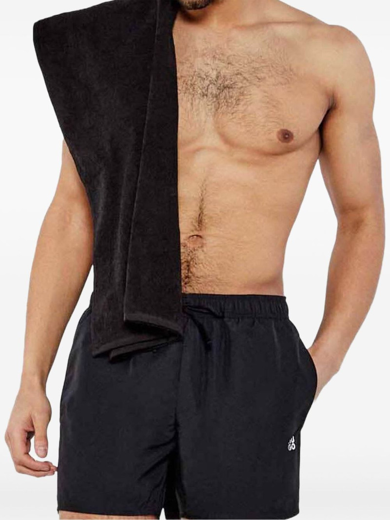 HUGO drawstring swim shorts outlook