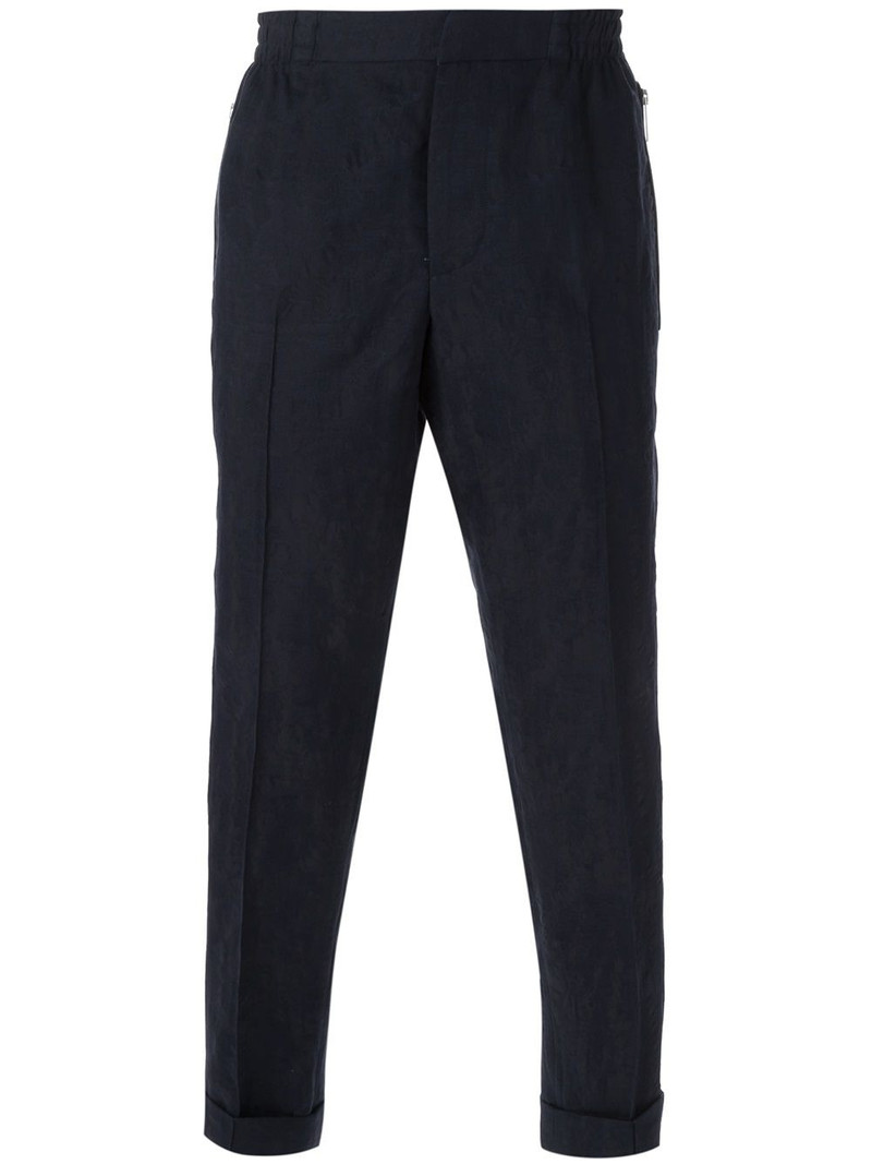 tapered cropped trousers 1