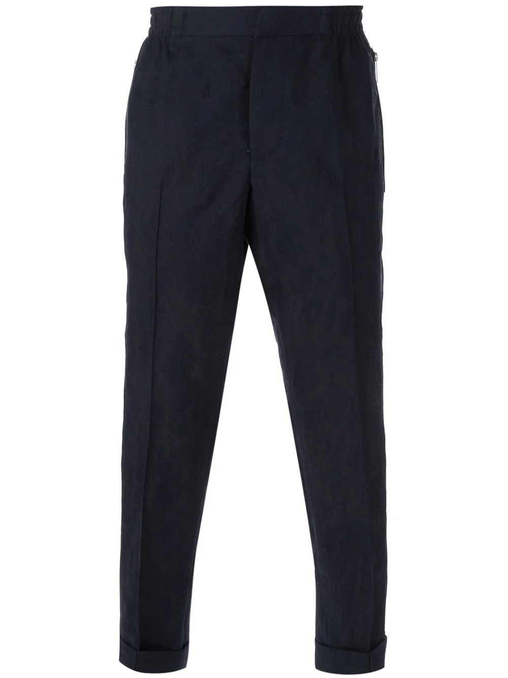 tapered cropped trousers - 1