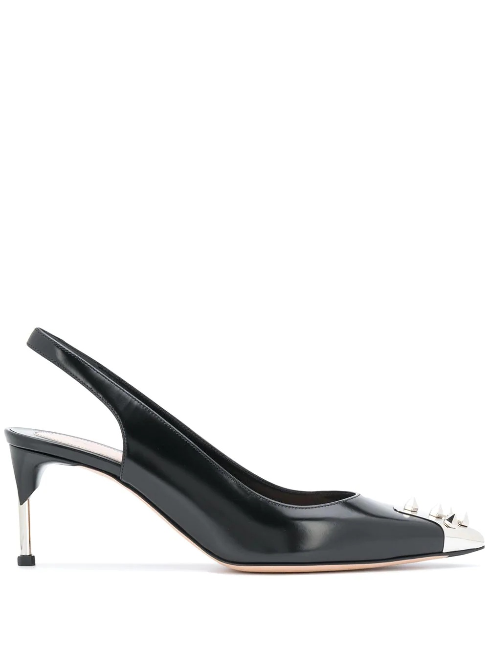 spike-stud slingback pumps - 1