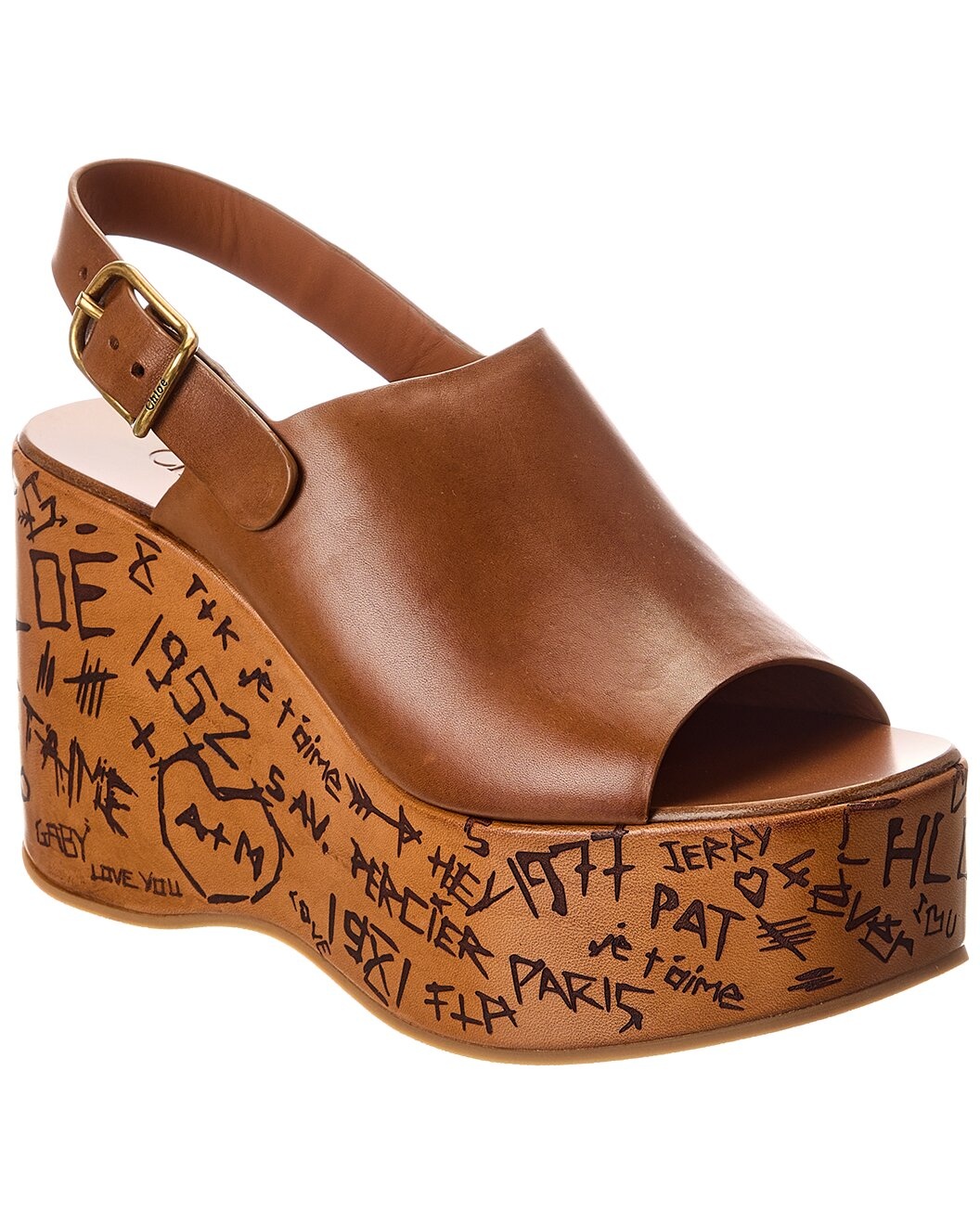 Chloé Maxime Leather Sandal - 1
