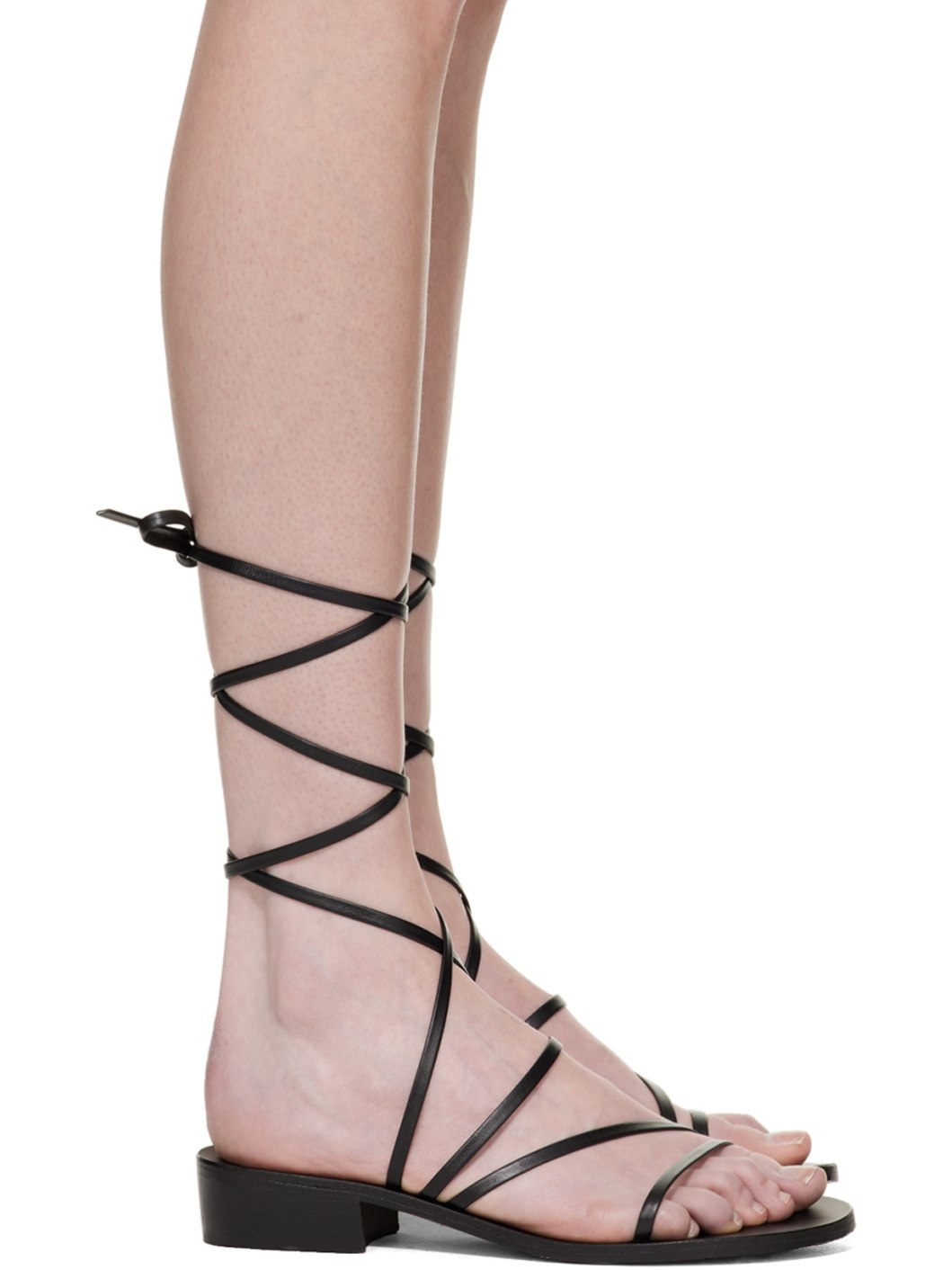 Black Hara Heeled Sandals - 1