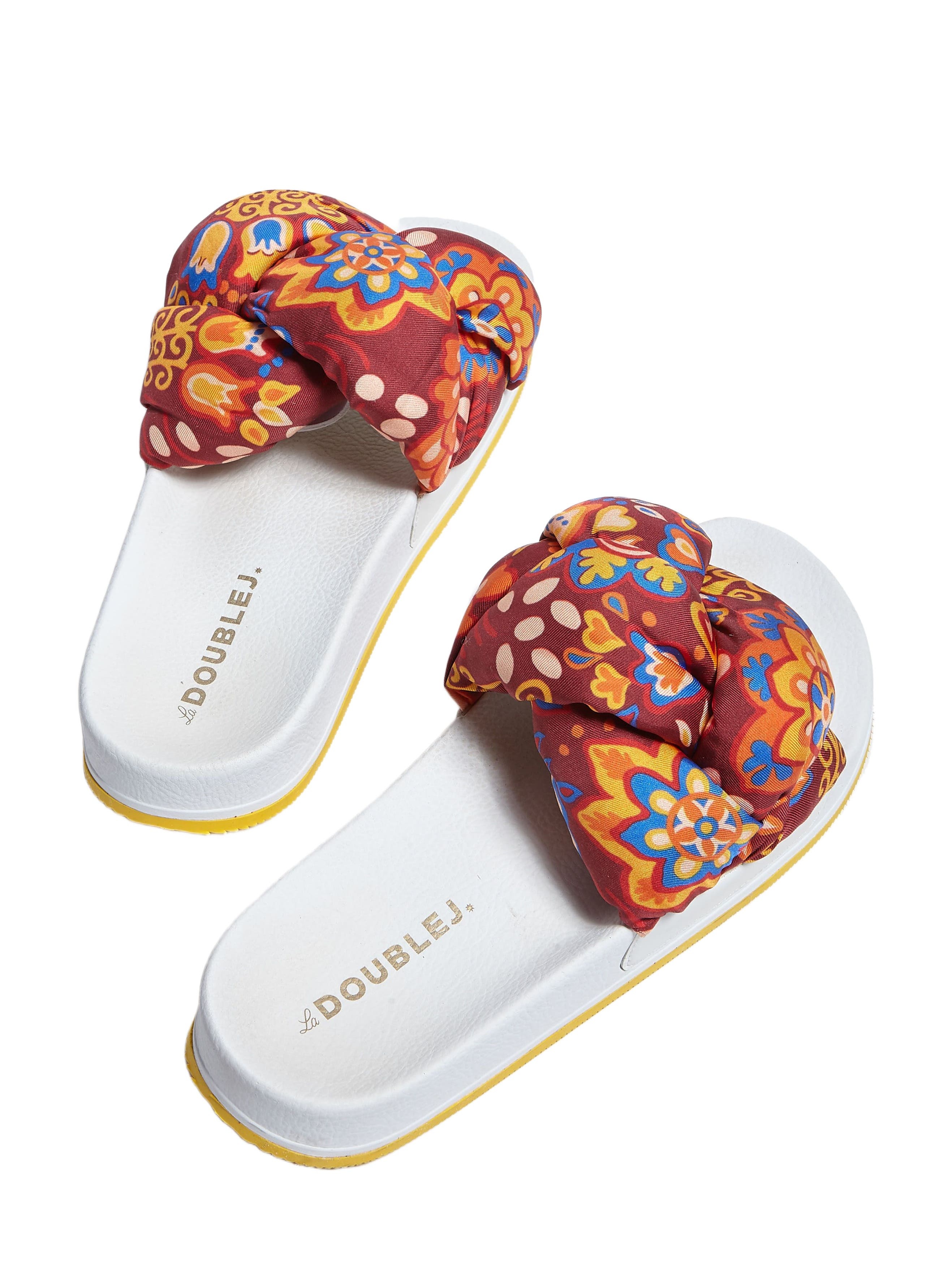 La DoubleJ Treccia Slides Taranta Bordeaux at Nordstrom - 2