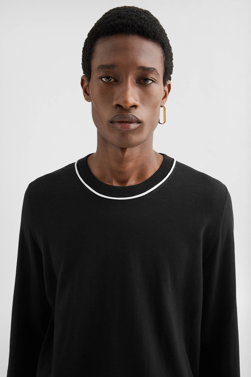 Lightweight Cotton Crew-Neck Sweater 3