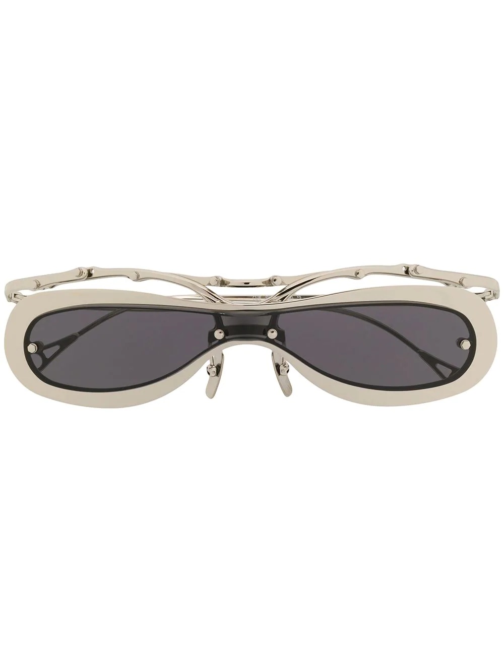 oval frame sunglasses - 1