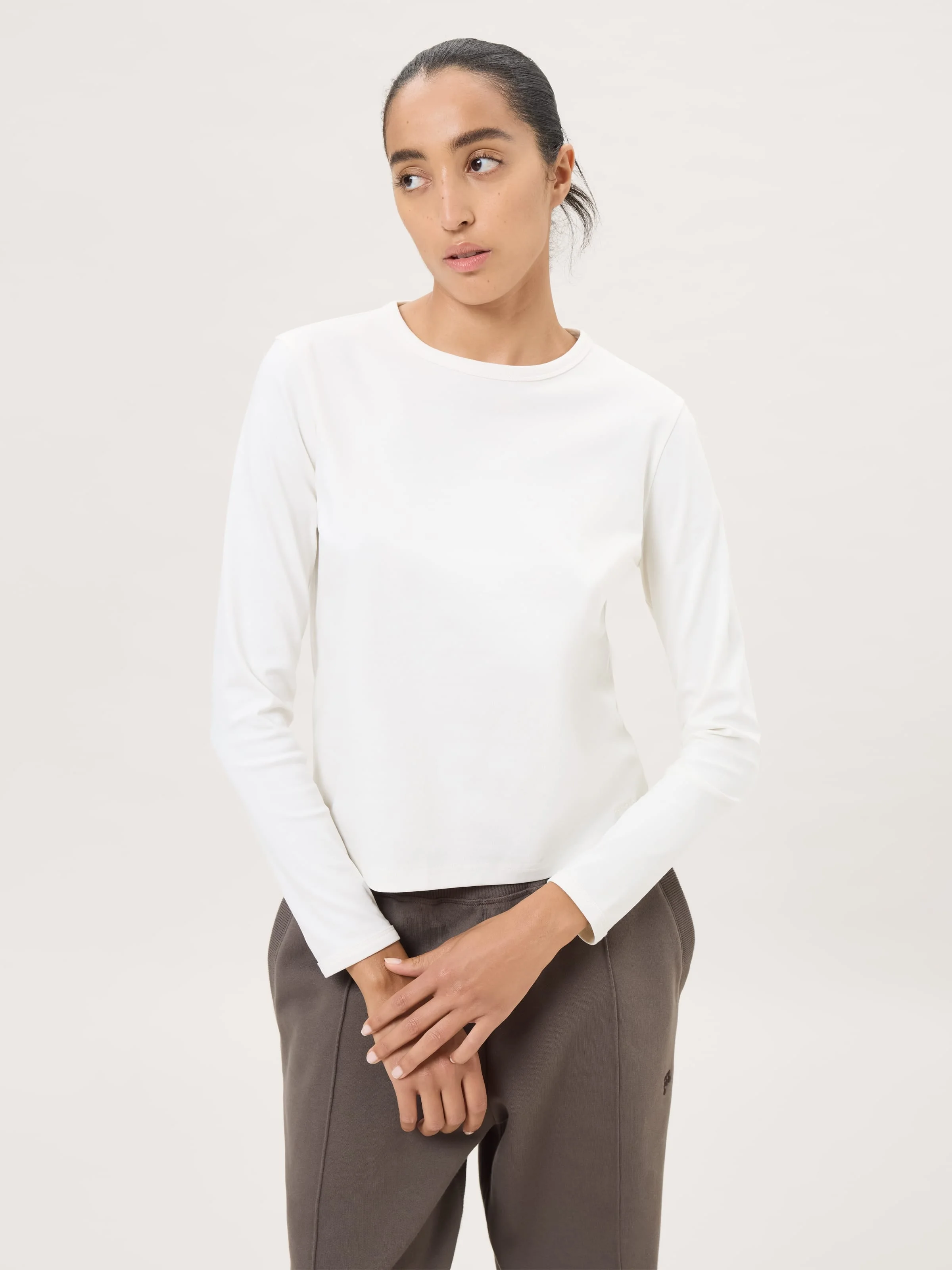 Womens Long Sleeve T-Shirt - Soft Void - 1