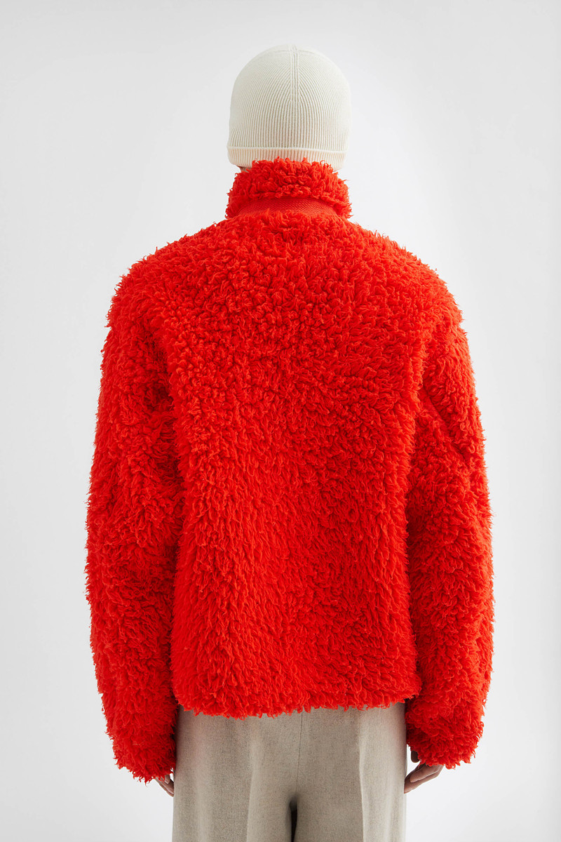 Cotton Fleece Zip-Up Jacket 3