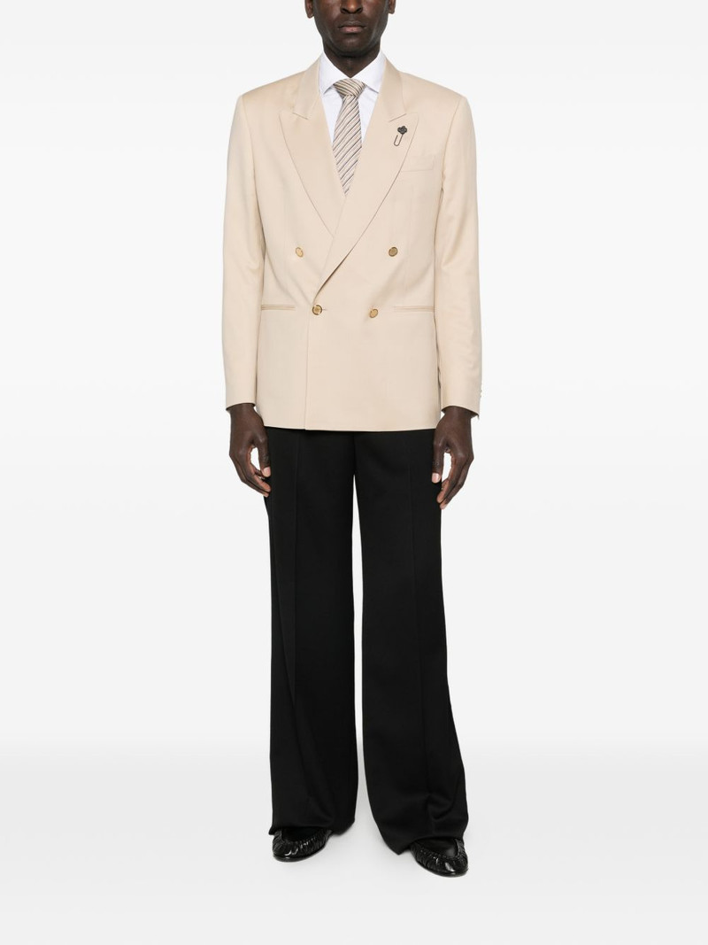 LARDINI double-breasted blazer outlook