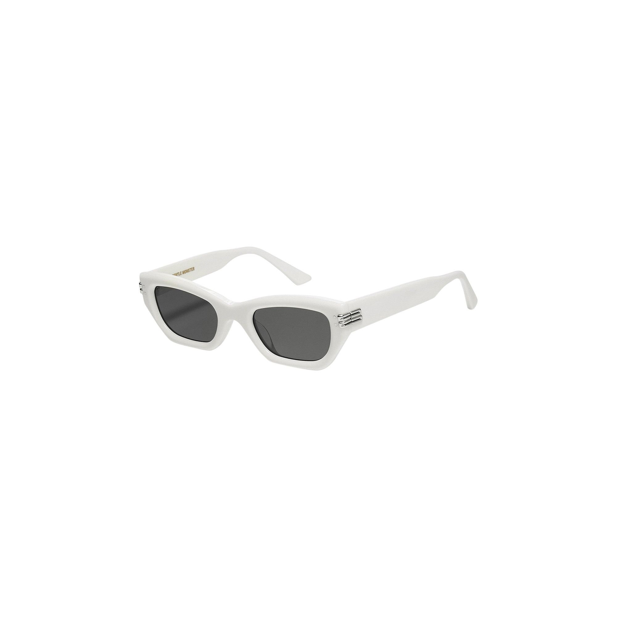 Gentle Monster Vis Viva W2 Sunglasses 'White' - 3