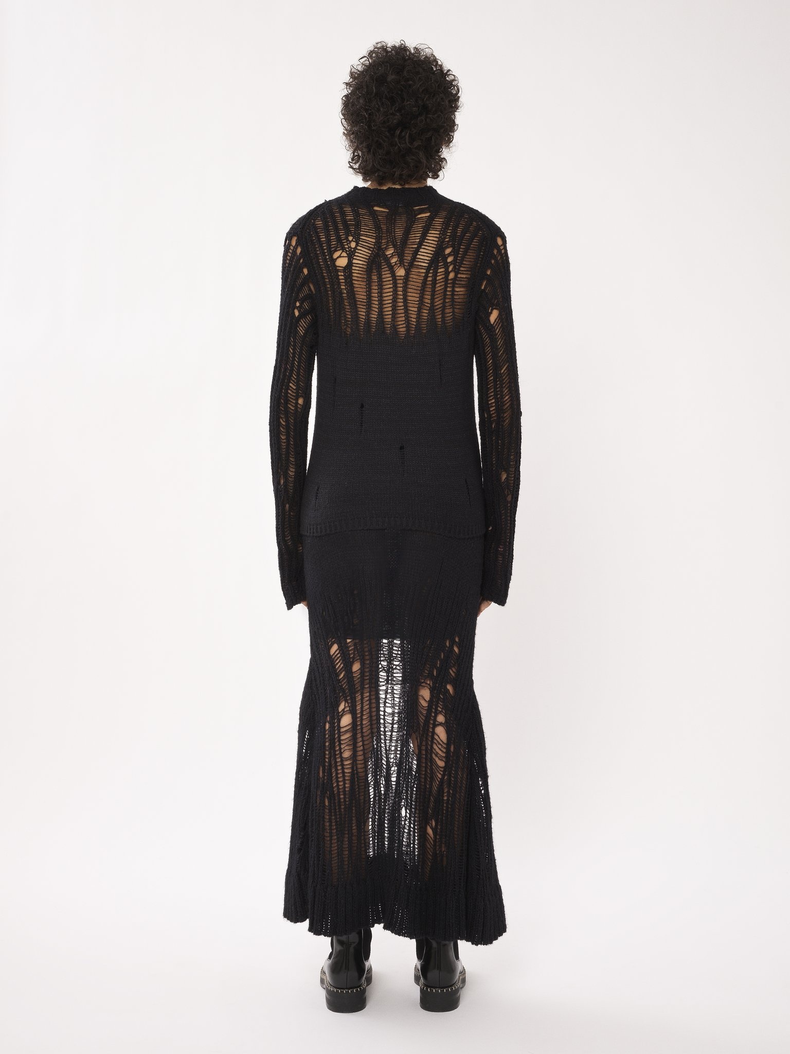 FLARED LONG SKIRT - 4