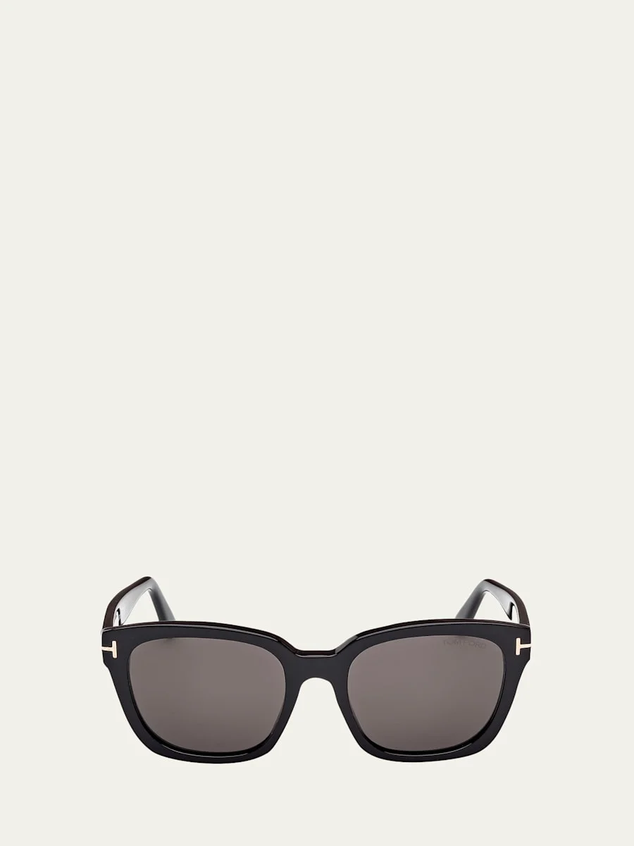 Haylay Acetate Rectangle Sunglasses - 1