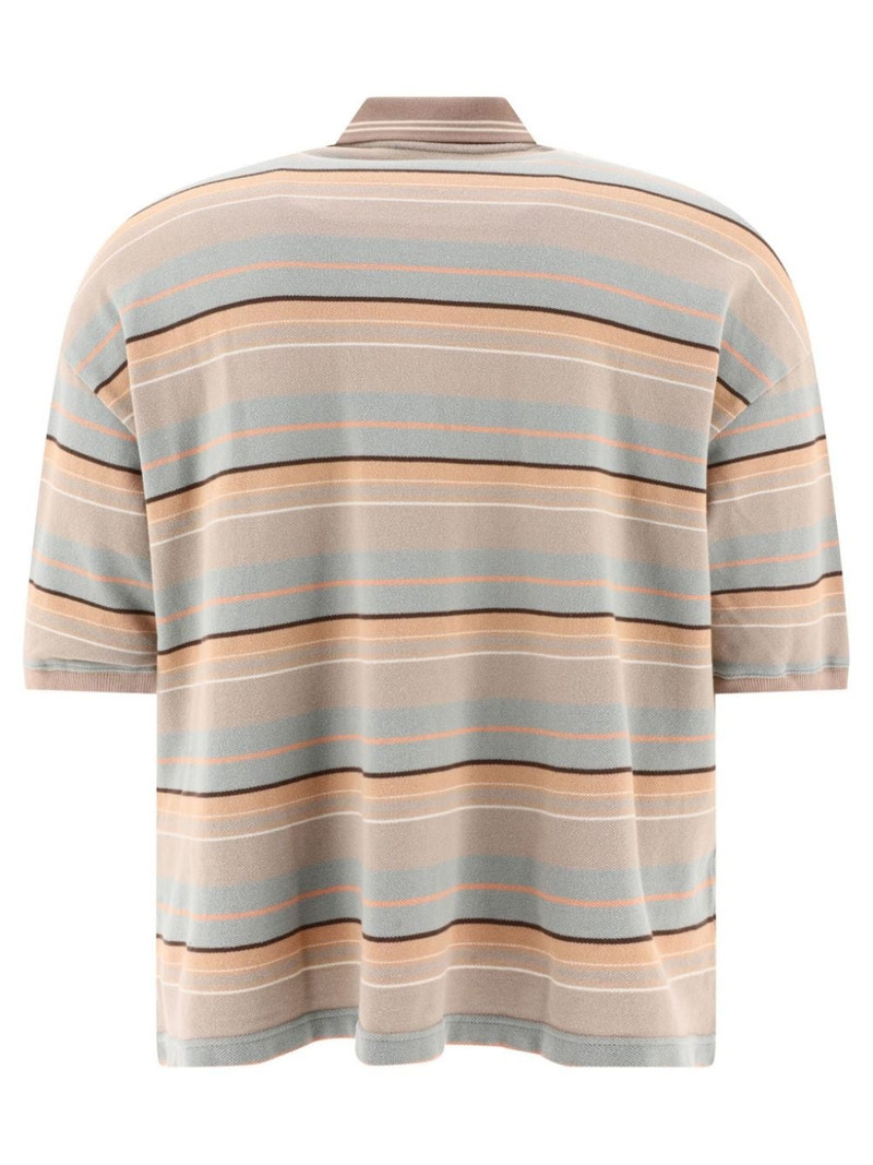Kapital striped short-sleeve polo outlook