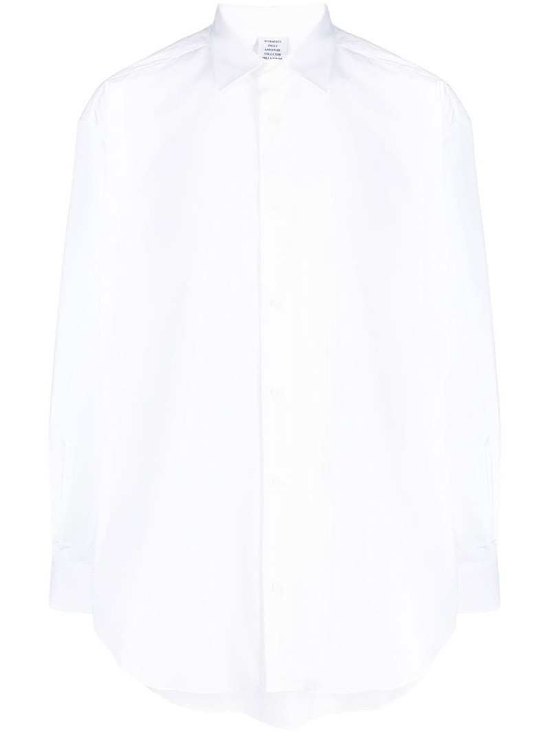 logo-print long-sleeves shirt 1