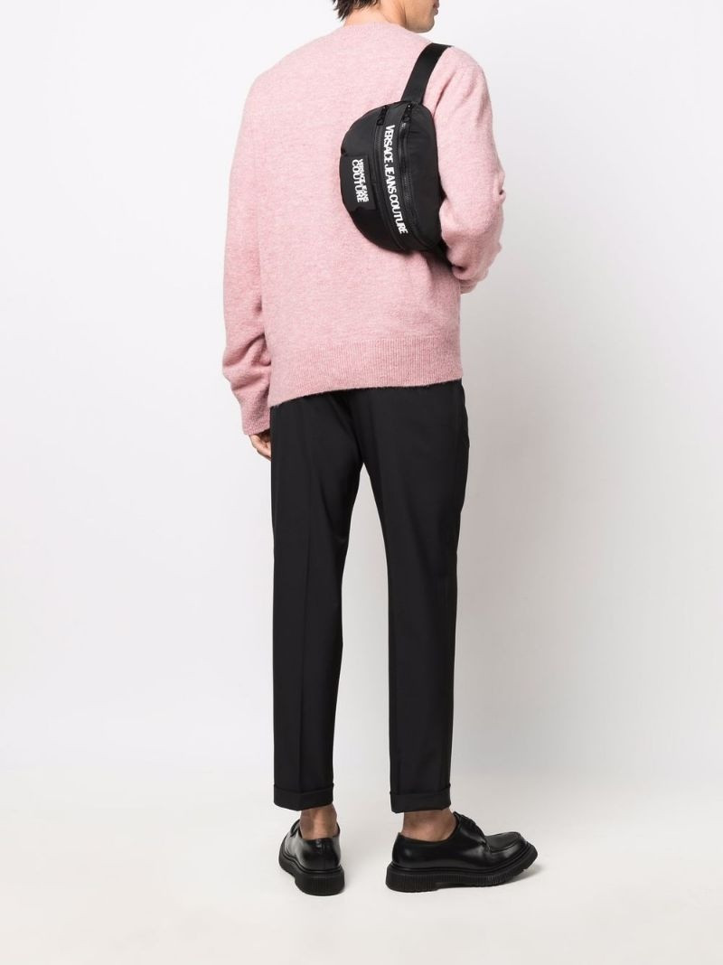 VERSACE JEANS COUTURE logo-print belt bag outlook