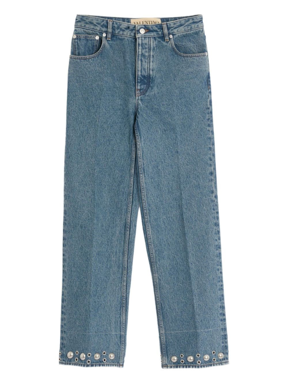 Denim cotton jeans - 1