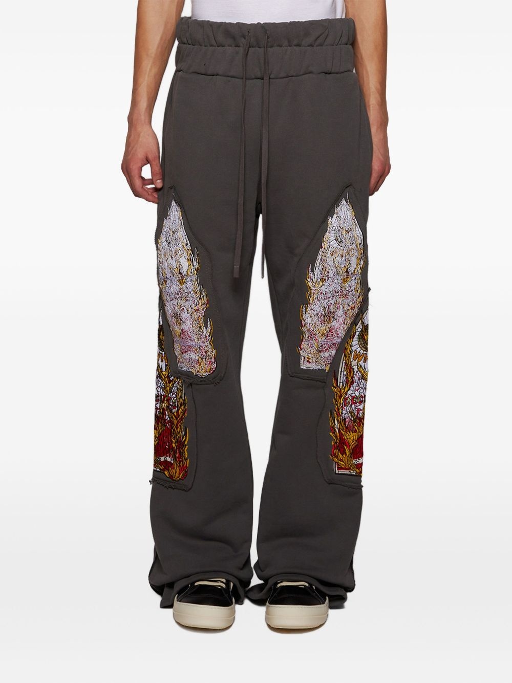 Triple Flame Glass track pants - 3