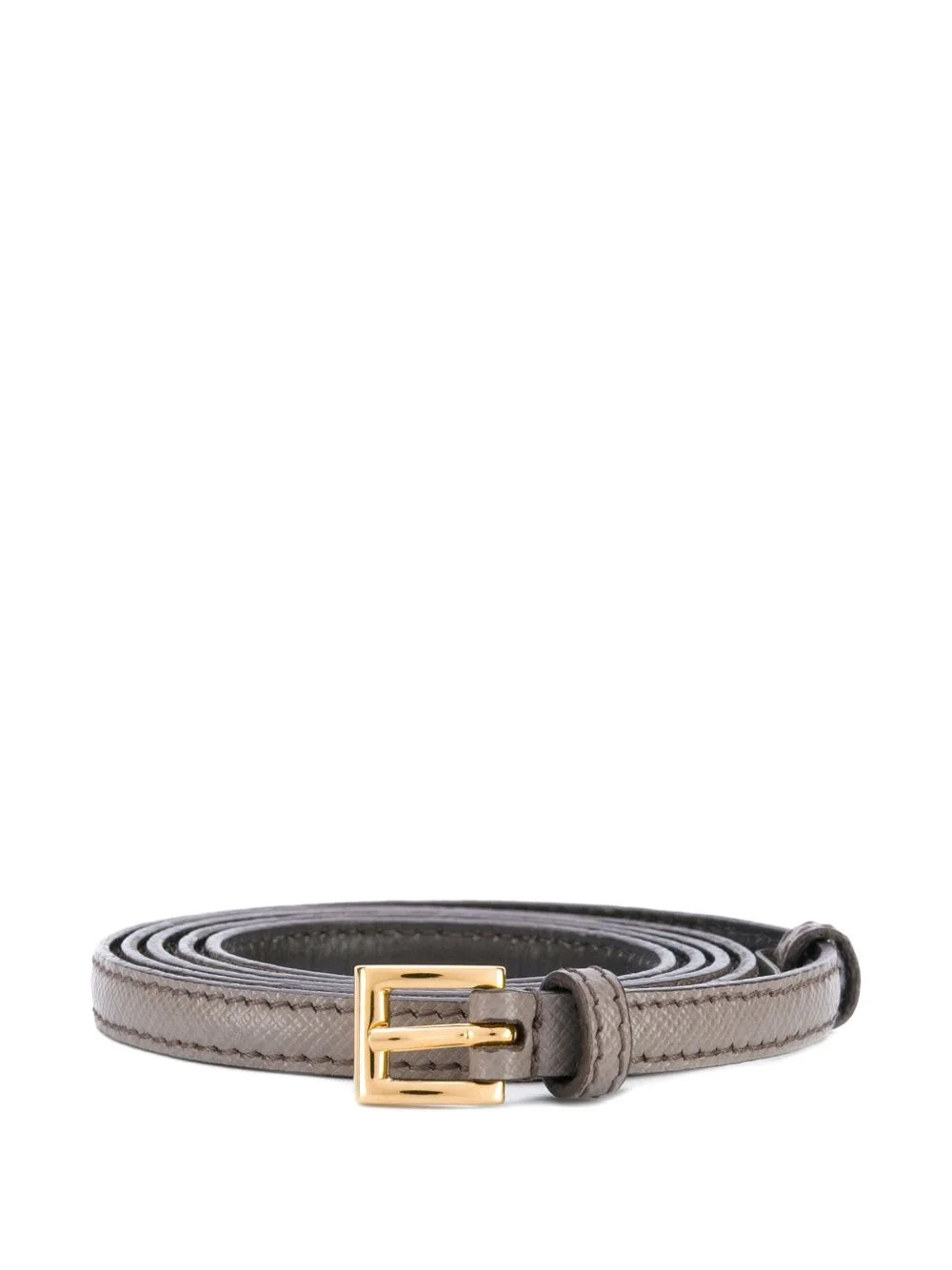 thin leather belt - 1