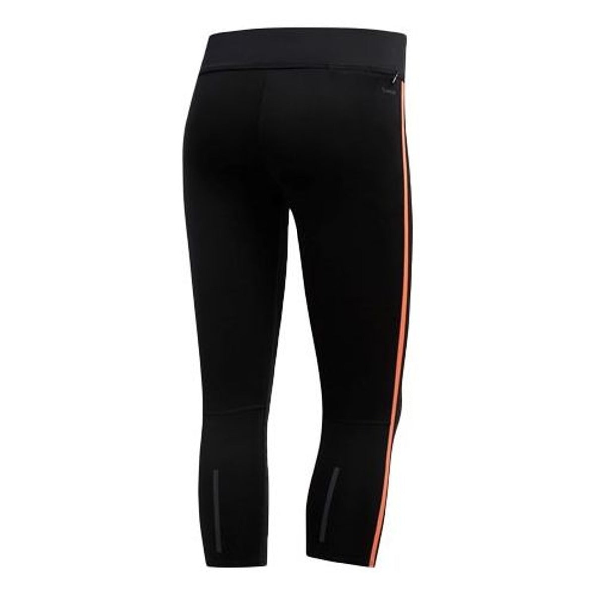 (WMNS) adidas Own the Run 3/4 Tights 'Black Orange' DZ2010 - 2